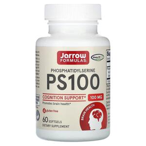 jarrow美国杰诺PS100磷脂酰丝氨酸脑黄金脑动力脑活素帮助大脑健