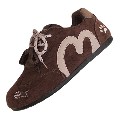 人本官方店2025新款秋季复古德训鞋女百搭休闲运动板鞋阿甘鞋女鞋