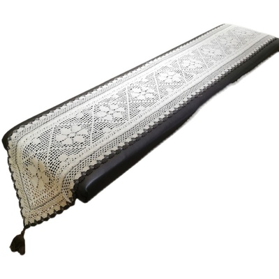 包邮美式勾织桌旗鞋柜防尘定制