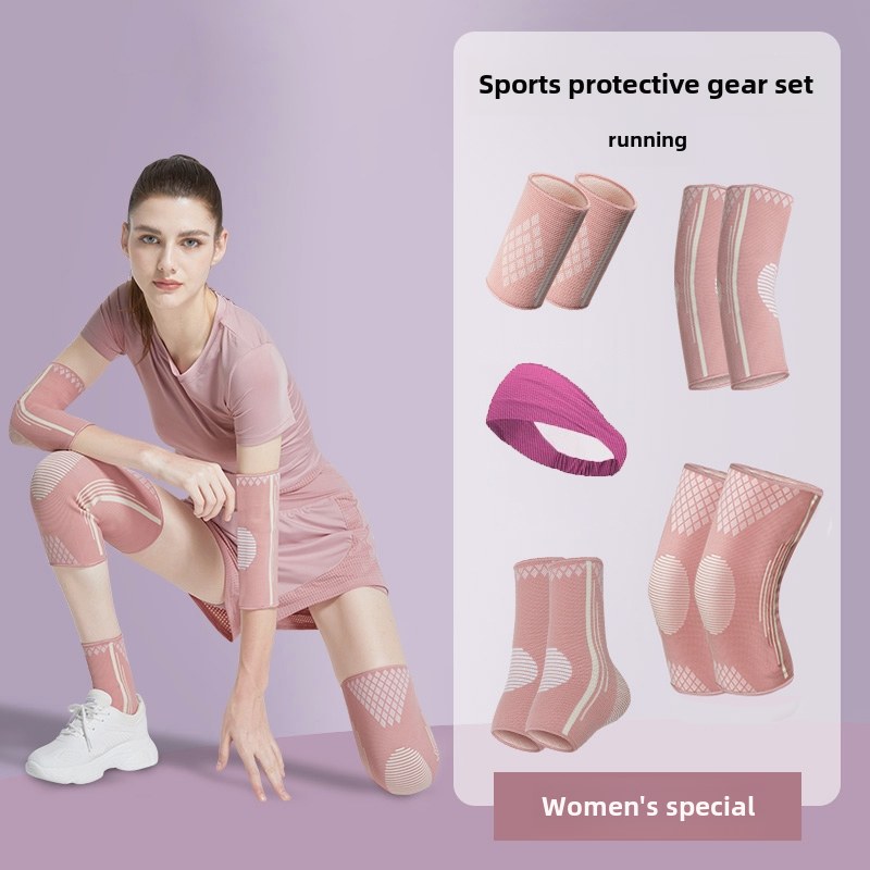 运动护膝护腕护肘女关节跑步膝盖护套护踝羽毛球专用跑步跳绳夏季