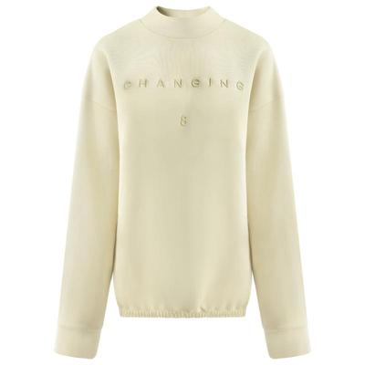 COCOBELLA字母刺绣卫衣宽松