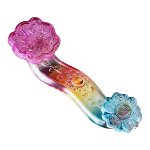 2026新富玄法水晶摆件大师布局专用复古国学装饰品水晶如意摆件