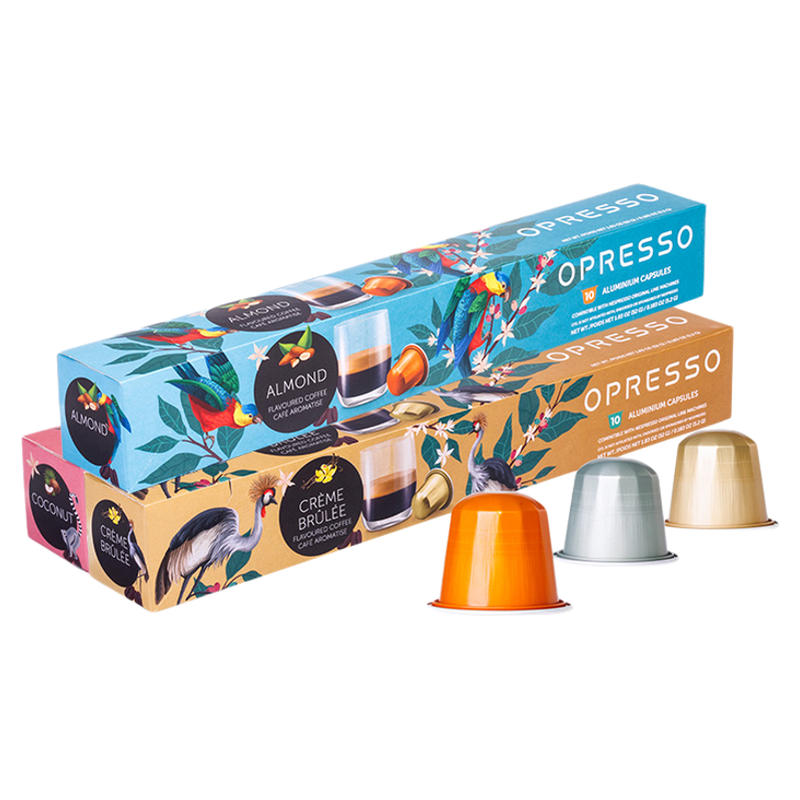 OPRESSO比利时进口Nespresso系列咖啡胶囊兼容咖啡机意式浓缩黑咖