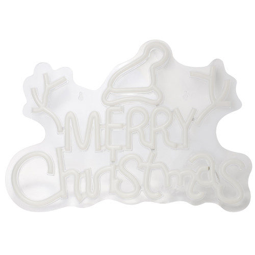 圣诞节LED霓虹灯装饰灯发光MERRY Christmas字母灯牌节日氛围灯