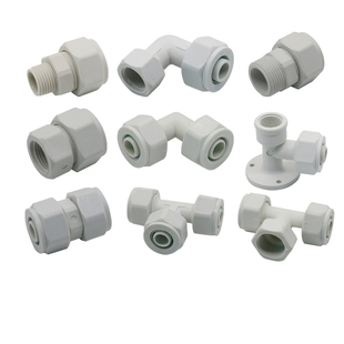 1620POM尼龙管件太阳能热水器上下水供水铝塑管PEX防冻管接头 6分