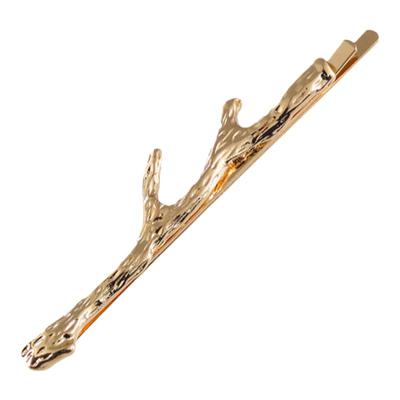 欧美简约风金属发卡少女花朵边夹