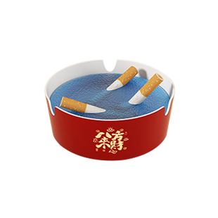 烟灰缸自带灭烟沙一次性发泡烟灰缸免洗除味加厚加硬家用酒店专用