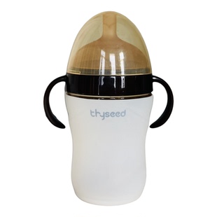 300ml世喜儿童保温杯硅胶杯套宝宝水杯奶瓶套防摔防滑耐磨保护套