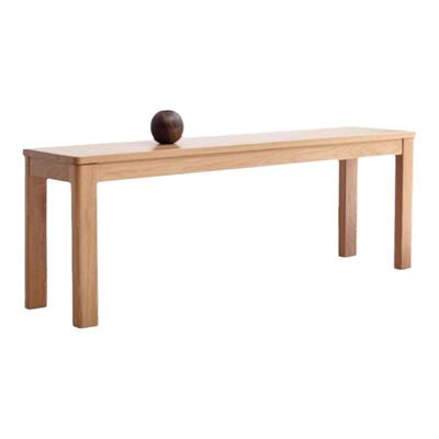 仟树和长条凳红橡木大板直拼