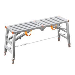 折叠马凳升降加厚特厚脚手架多功能马镫装修施工刮腻子伸缩平台梯