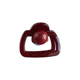 红色夏季中号半扎发发夹抓夹女高级感2026新款后脑勺鲨鱼夹子头饰