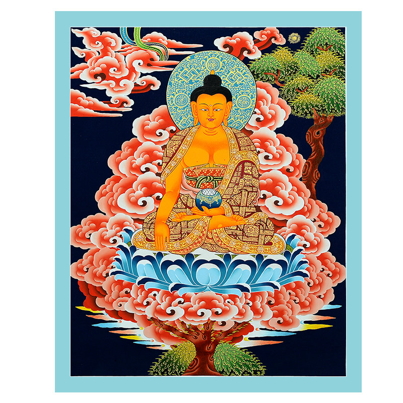 欧斯特释迦牟尼唐卡装饰画