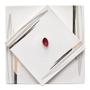 牛排盘盘子欧式创意北欧家用菜盘骨瓷西餐餐具套装 一人食 西餐盘