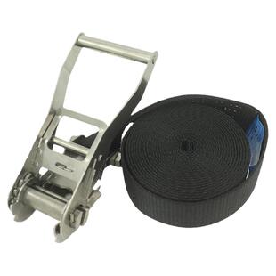 2寸无挂钩304不锈钢拉紧器货物捆绑绳紧绳器万能收紧固定织带5cm