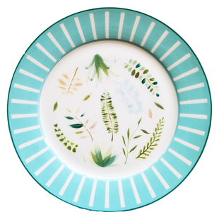 陶艺釉上彩花纸景德镇现代粉彩中温烤花800度彩绘免绘画彩色花纸