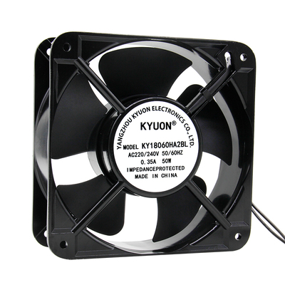KY18060 220V 380V 18厘米 交流轴流风机机箱机柜加湿器散热风扇