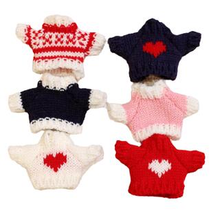 10cm娃衣努努14厘米掌门狗毛衣8分bjd玩偶公仔海星体棉花娃娃衣服