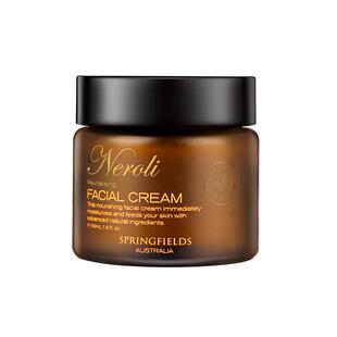 诗丽缤纷Springfields橙花亮采面霜素颜保湿面霜滋润雪花膏润肤wx