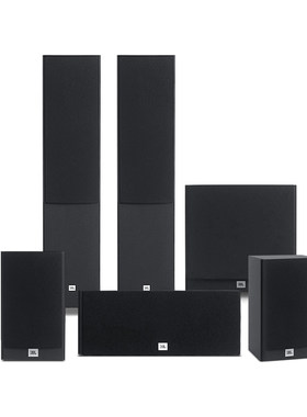 JBL STAGE A180 190家庭影院功放套装 5.1立体环绕声道家客厅音响