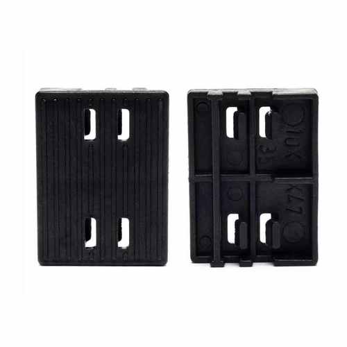 门窗安装玻璃垫块垫高块一根筋卡槽型材固定安装垫块硬塑卡紧垫平