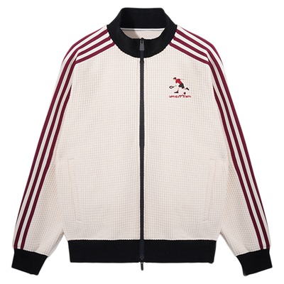 华夫格美式复古夹克运动厚外套