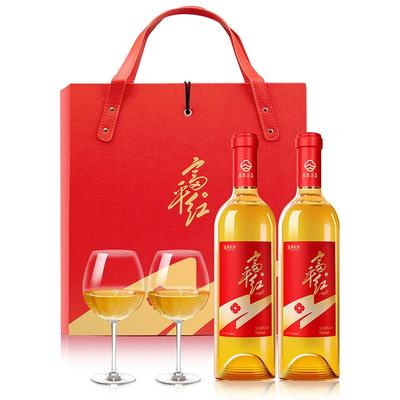 送礼富平红礼盒750ml*2鲜果发酵