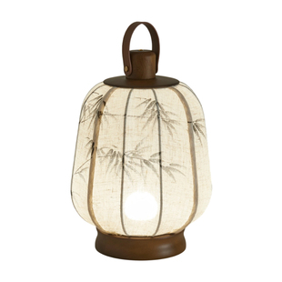 宋式美学手绘竹影手提宫灯灯笼中古风茶室书房禅意茶桌装饰氛围灯