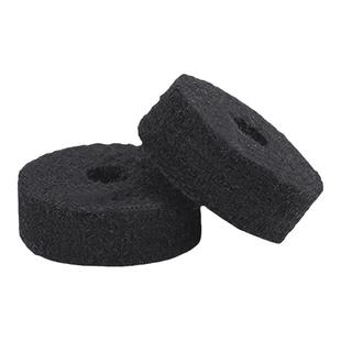 爵士架子鼓吊镲片配件棉毛毡支架上下减震海绵垫螺丝螺母旋钮帽子