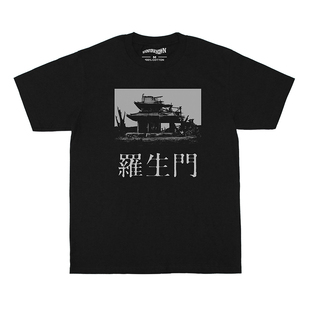 罗生门Rashomon黑泽明T恤电影乱七武士纯棉休闲短袖宽松男T-Shirt