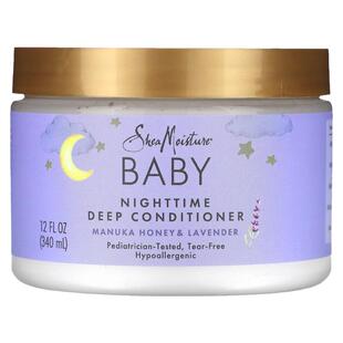 SheaMoisture,婴儿系列，夜间深层护发素，麦卢卡蜂蜜和薰衣花草1