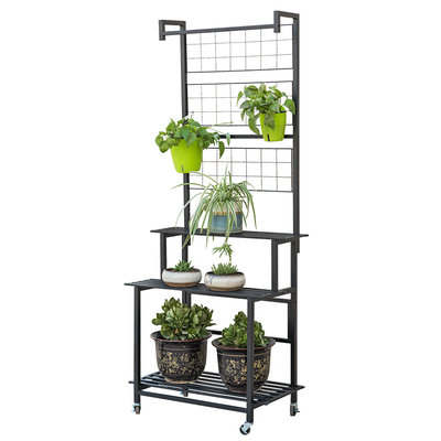 户外庭院花架曦品铁艺移动爬藤架