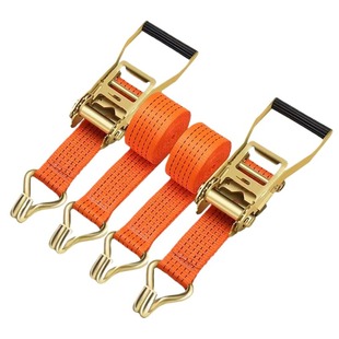 货车捆绑带紧绳器紧固收紧固定扁帮绷带拉紧器邦绳子棘轮车用加厚