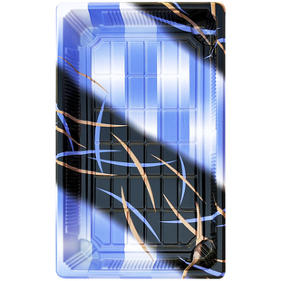 100套9号2415日式印花寿司盒 一次性 外卖打包盒刺身面点盒整箱