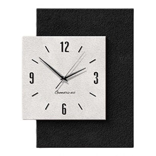 意式极简创意时钟挂墙新款钟表挂钟客厅高级感家用餐厅抽象艺术钟