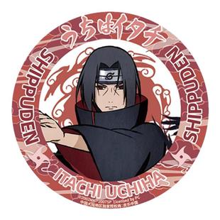 正版谷娘火影忍者鸣人吧唧徽章佐助模型宇智波鼬马口铁亚格力玩具