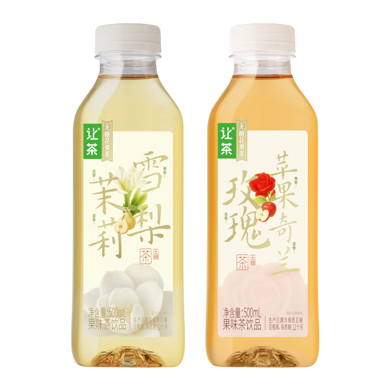 让茶混合无糖果茶饮料500ml*10瓶