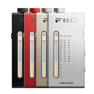 FiiO/飞傲 RR11便携式迷你立体声复古收音机随身听手机耳放小尾巴
