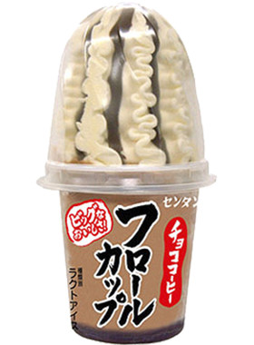 日本进口咖啡巧克力火炬冰淇淋