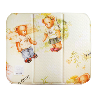 韩国进口小熊坐垫折叠运动会小学生椅垫方便携带洗澡垫防水隔凉垫