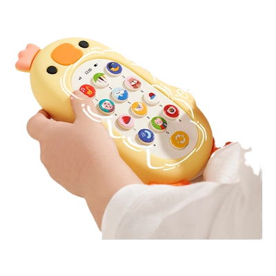 可拆卸硅胶外壳益智早教音乐手机