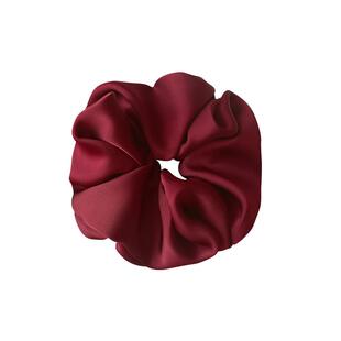 新年红色缎面超大大肠发圈女2025新款扎头发头绳高级感丸子头发绳