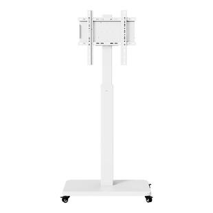 电视机可移动落地支架横竖屏旋转挂架带轮推车一体机直播投屏通用