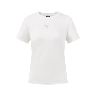 PONY波尼1972女2025夏新款休闲短袖舒适圆领T恤 252W2AT10RW