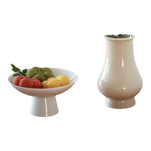 清醇淡古 草木灰陶瓷仿古花瓶花器中式古典居家台面包邮闲趣别院