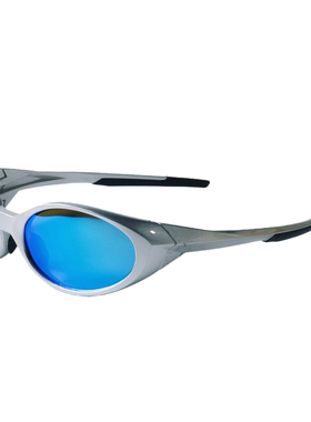 未来感椭圆形防紫外线偏光太阳镜