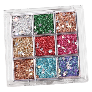 脸上贴饰品六一儿童节脸部装饰化妆亮晶晶眼影啫喱脸贴脸眼妆亮片