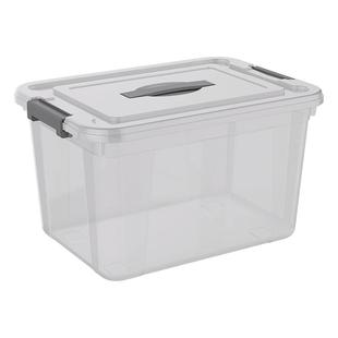 户外零食收纳箱家用衣服被子玩具整理箱零食桌面储物箱巨大号盒子