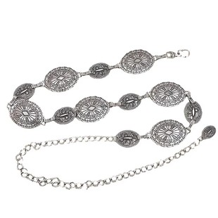 波西米亚金属蝴蝶民族风复古腰链女配饰连衣裙子2025年新款细腰带