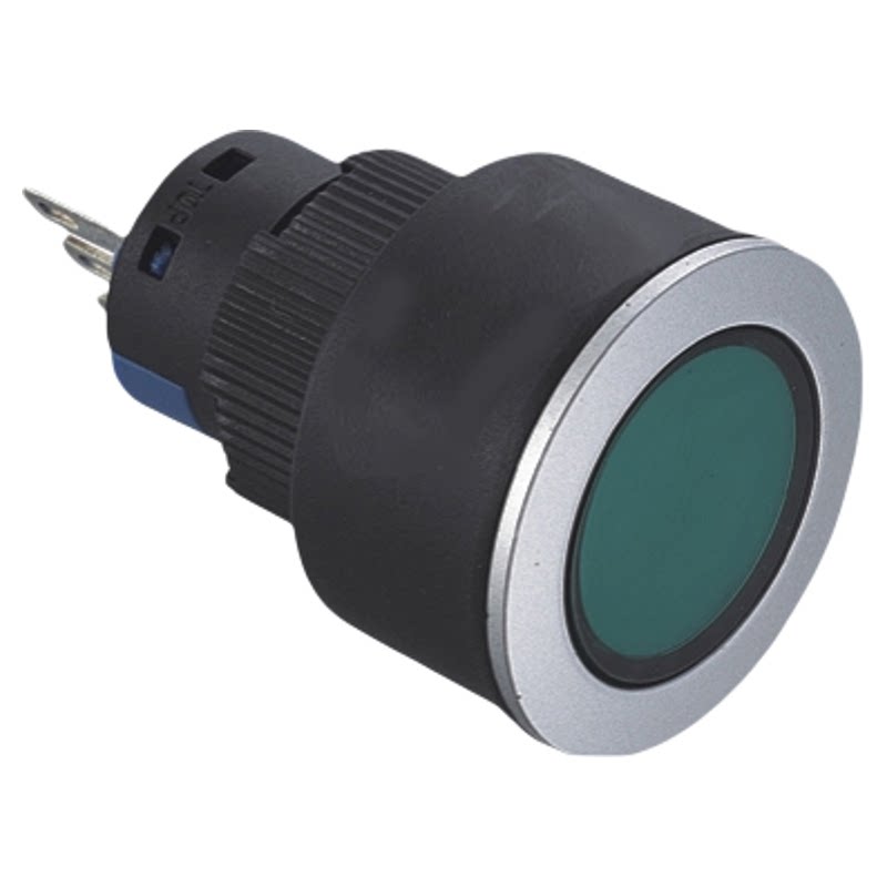 一佳带灯按钮YJ-LA16W-11DN/Y自复位自锁启动停止圆形薄开关22mm