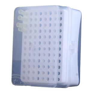 枪头盒200μl96孔移液管白连盖枪头盒吸头盒 TIP头盒通用实验耗材
